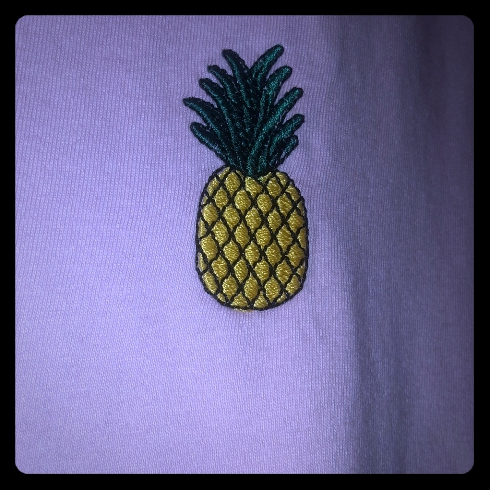 Pink embroided shirt